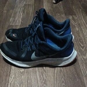 Nike Quest Men's Black and Blue Athletic Shoes Size 10